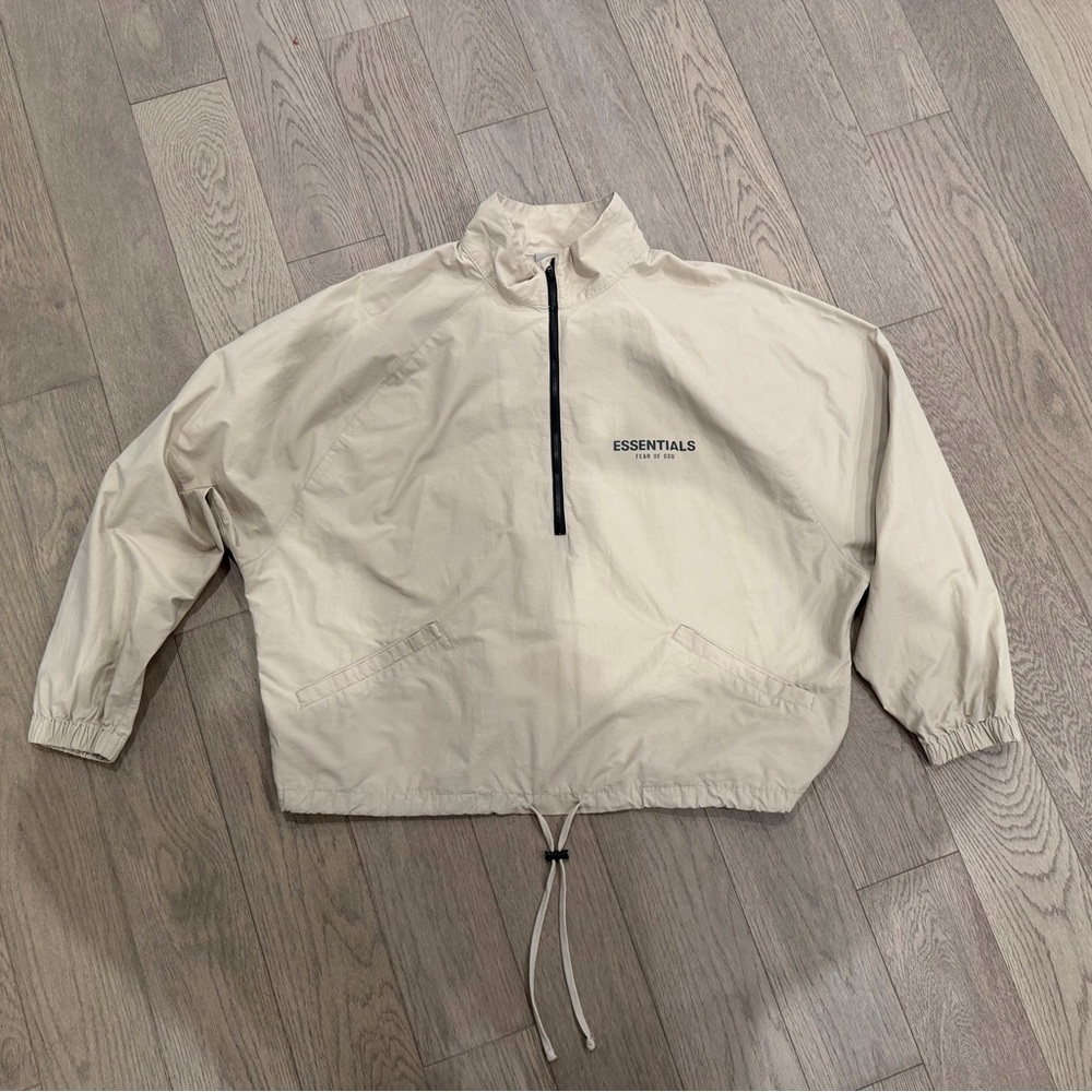 Fear of God ESSENTIALS Cream Pullover Jacket